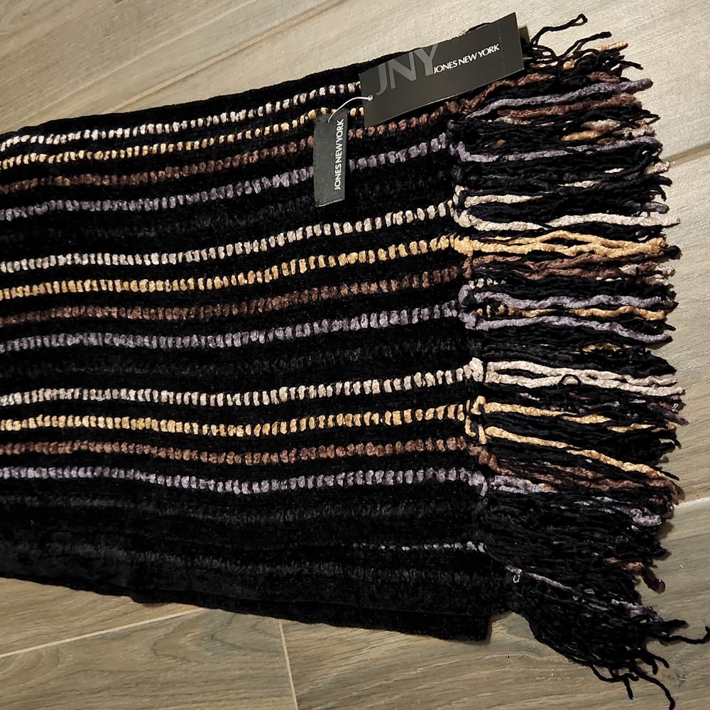 Jones New York Rayon Fringe Scarf